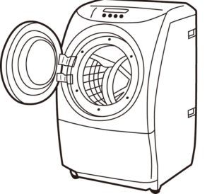 洗濯機の絵